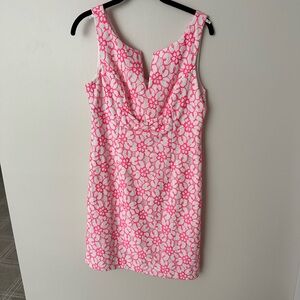 Lilly Pulitzer Pink and White Floral Mini Dress